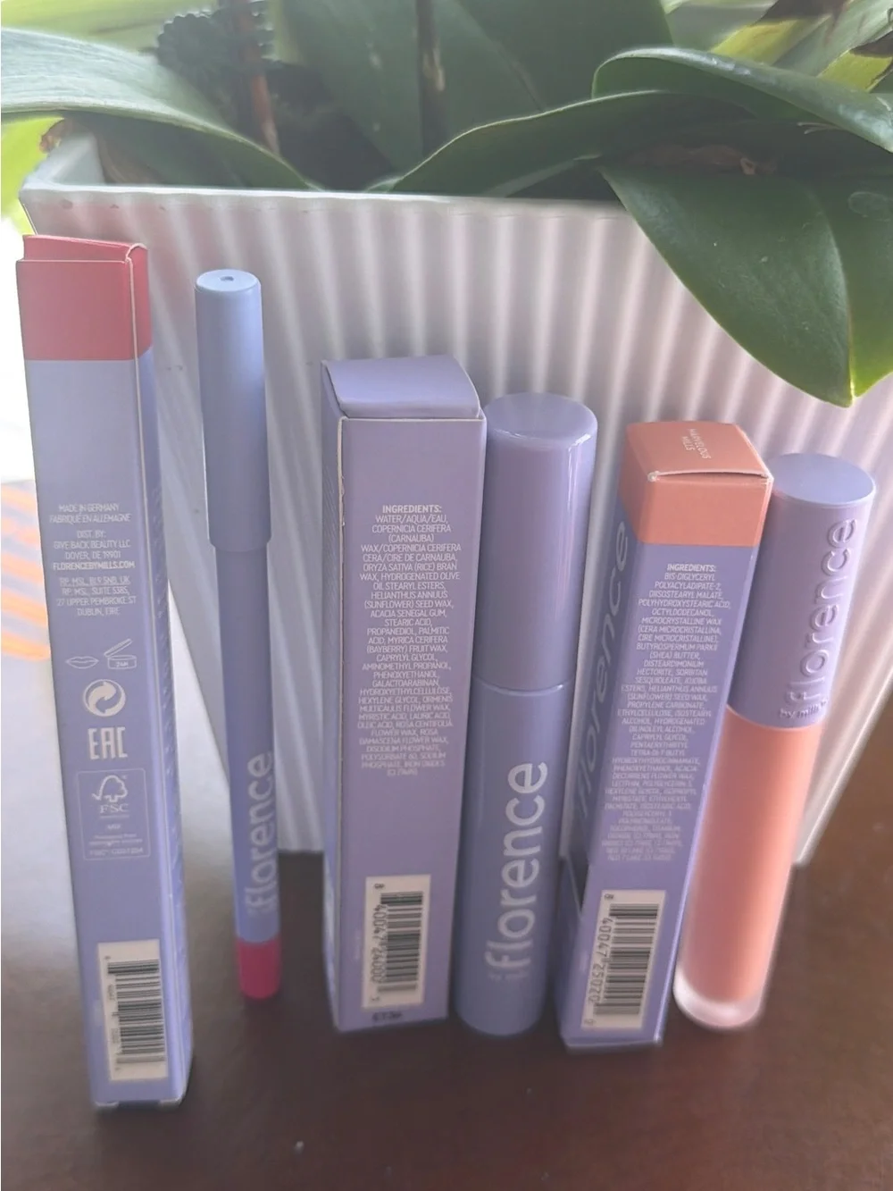 Peach Lip Gloss & Lip Liner Set - Peach